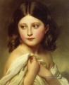 Une jeune fille appelée princesse Charlotte portrait royauté Franz Xaver Winterhalter